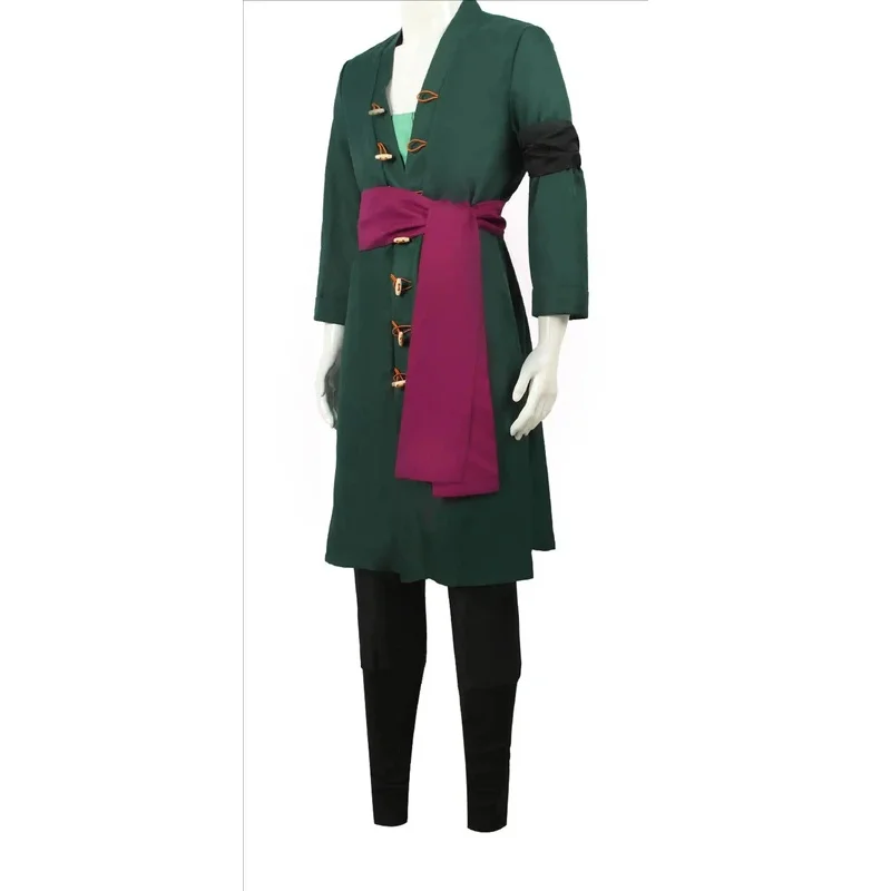 Ascot Neck Scarf - Anime Roronoa Cosplay Costume Uniform Green