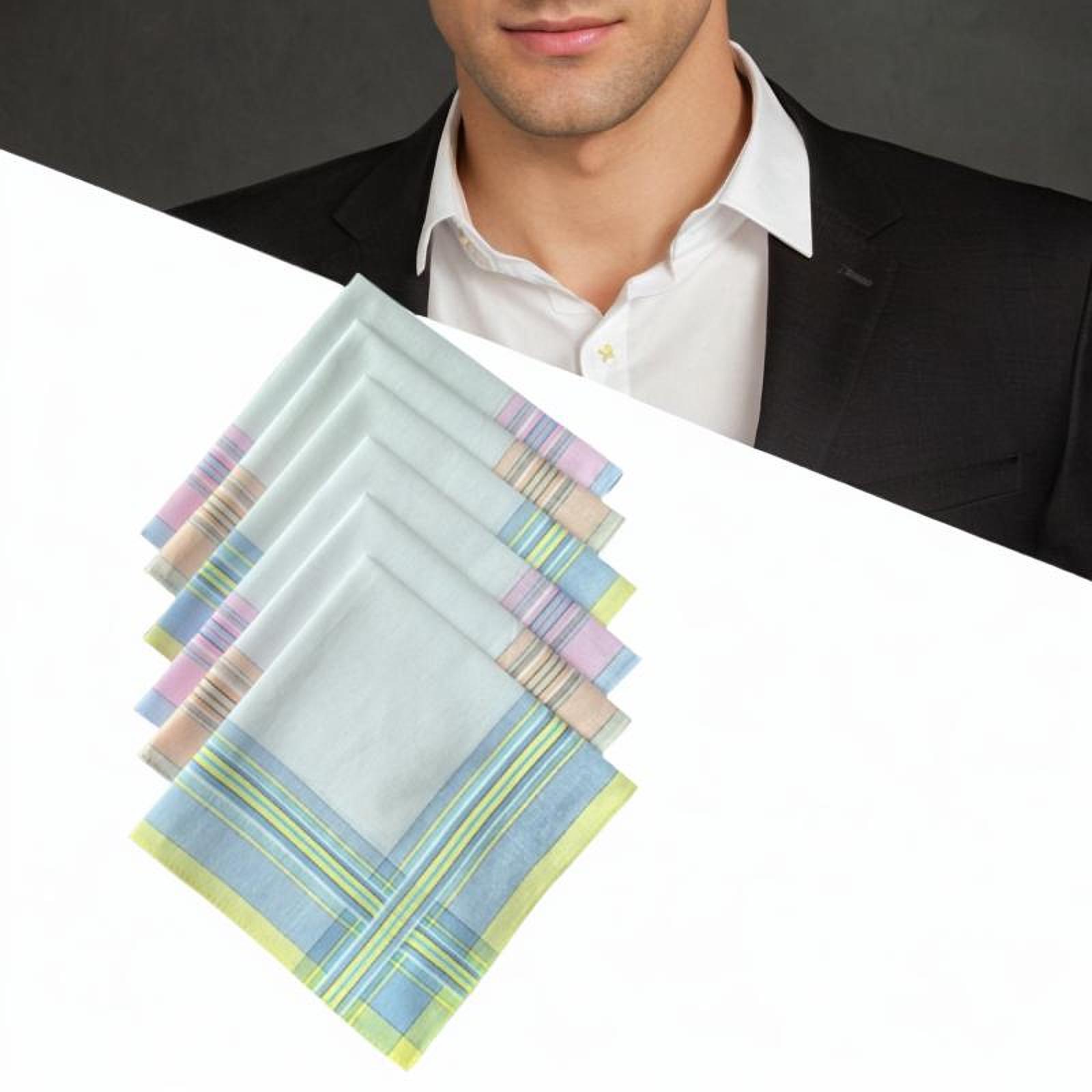 6Pcs Cotton Men's Handkerchief - Handkerchief Cotton Men review and price