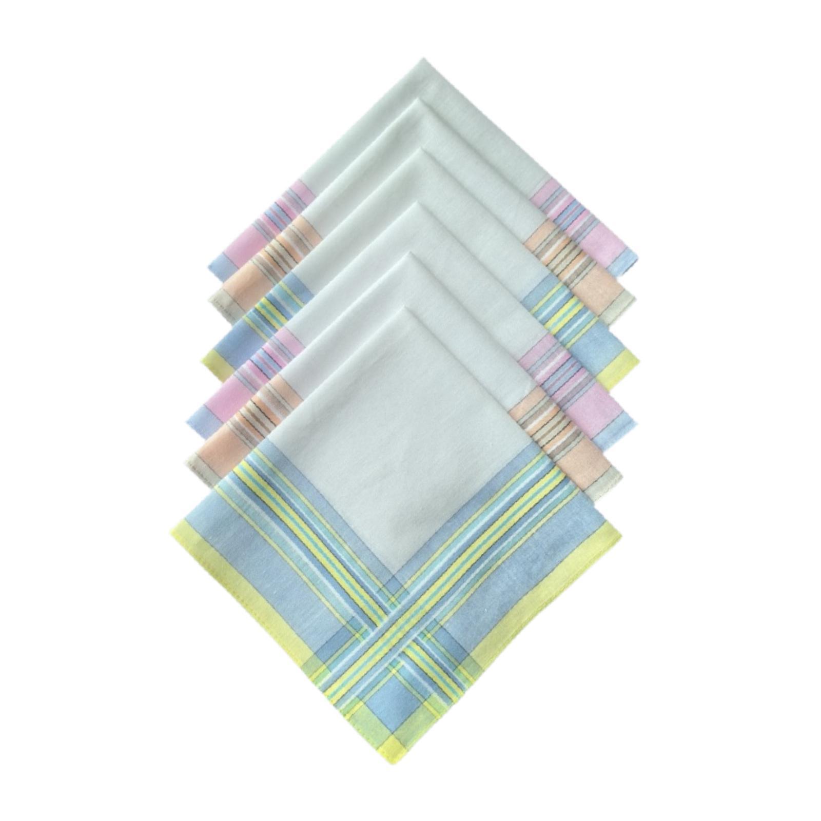 6Pcs Cotton Men's Handkerchief - Handkerchief Cotton Men review and price