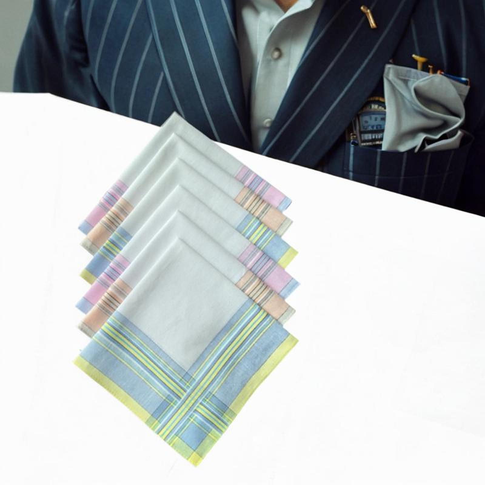 6Pcs Cotton Men's Handkerchief - Handkerchief Cotton Men review and price
