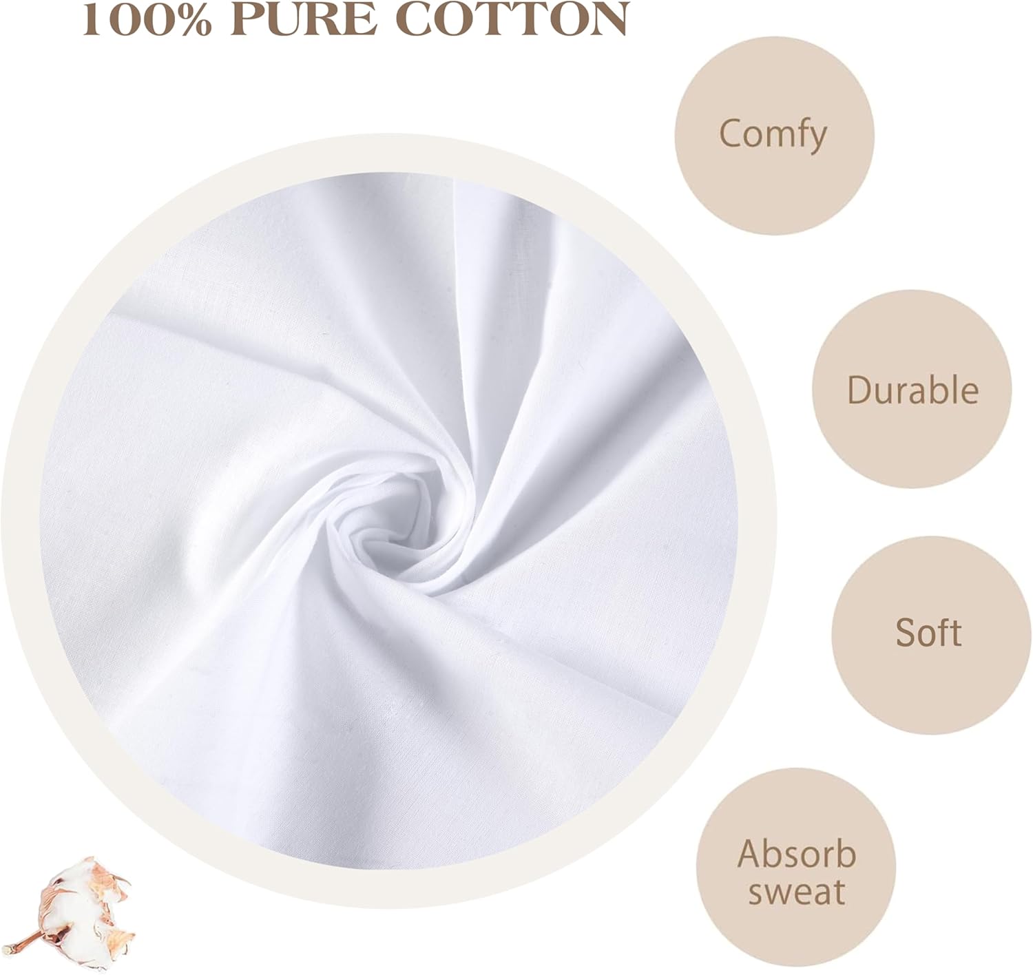 Men's Pure White 100% Cotton H - Handkerchief Cotton Men review and price