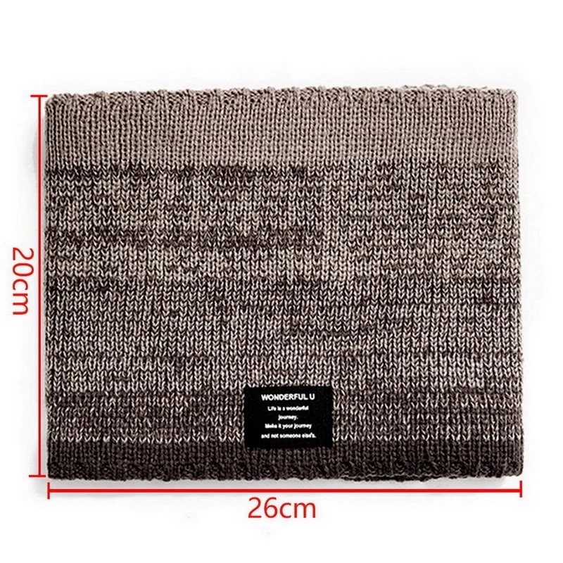 Winter Scarf for Men Fleece Ri - Handkerchief Cotton Men review and price