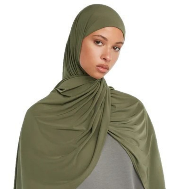 E2 Premium Liquid Jersey Hijab - Head Wrap Turban review and price